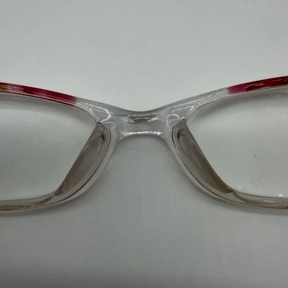 Modern Twilight Rose Eyeglasses Plastic Full Frames Only Pink Clear 51-18-135